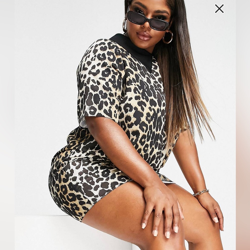 ASOS plus leopard dress size 20